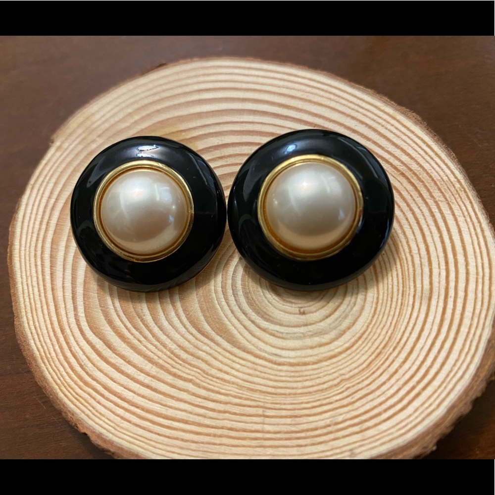 14K Gold Plated Pearls Marvella earrings